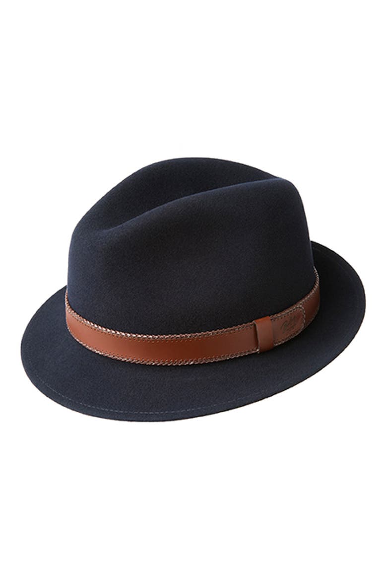 Perry Wool Fedora, Main, color, NAVY