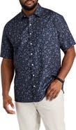 Harbor Bay by DXL Big & Tall Microfiber Floral Sport Shirt V2