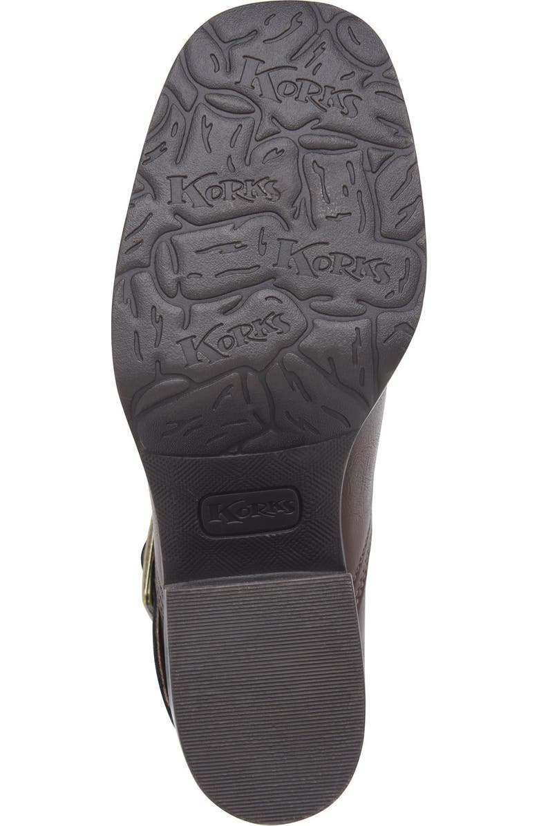 KORKS Kari Block Heel Bootie, Alternate, color, Dark Brown