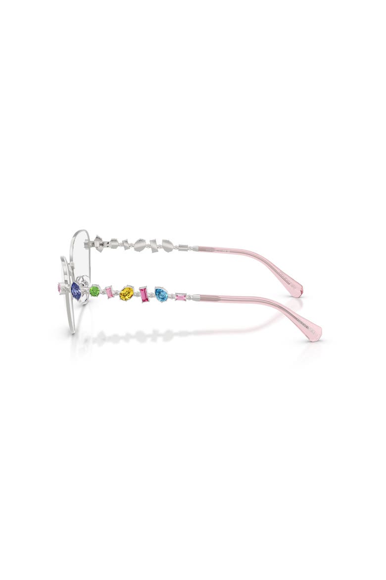 53mm Cat Eye optical glasses, Alternate, color, Silver