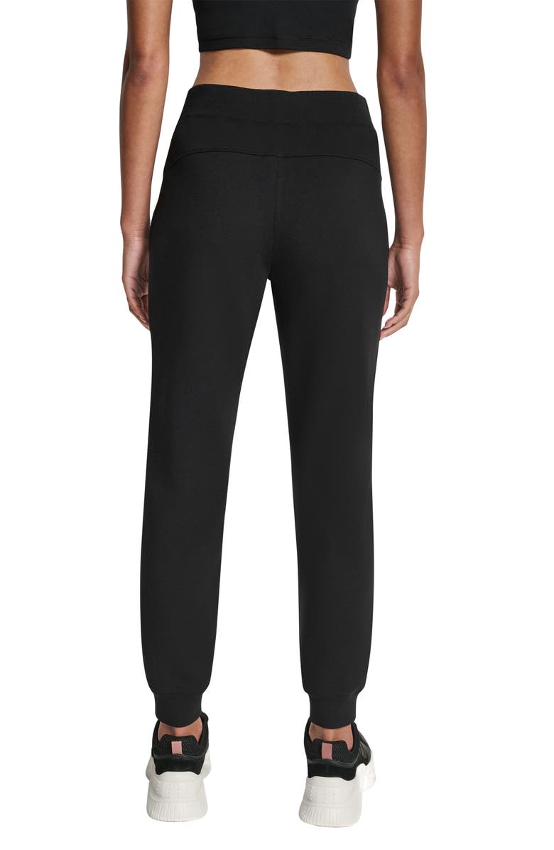 DKNY Cotton Blend Joggers, Alternate, color, Black