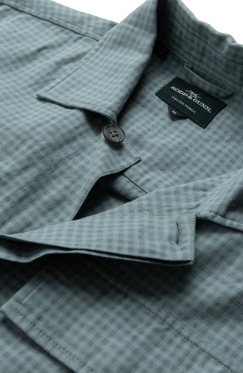 Rodd & Gunn Hills Creek Linen & Cotton Shirt Jacket, Alternate, color, Ceylon
