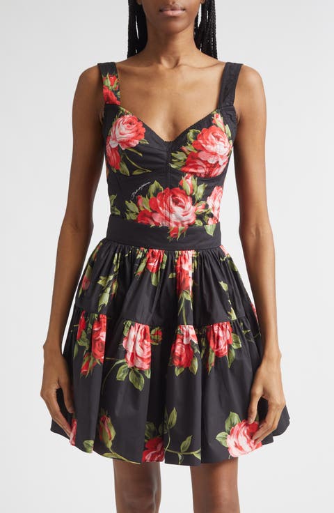 Rose Bouquet Bustier Top