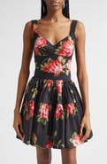 Dolce&Gabbana Rose Bouquet Bustier Top