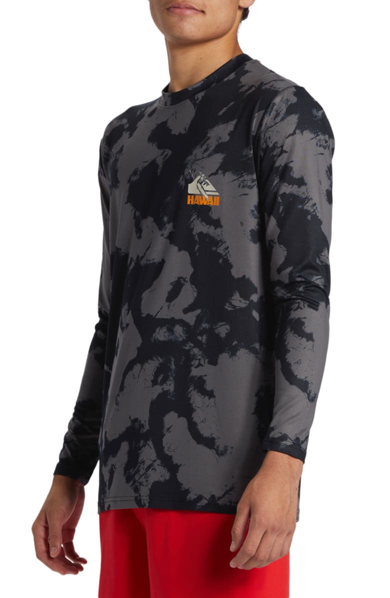 Quiksilver Hi Petroglyph Surf Long Sleeve Performance Rashguard, Alternate, color,