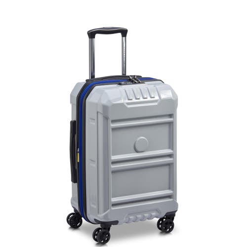 Delsey Paris Rempart Carry-on Hardside Expandable Luggage With Spinner Wheels In Storm Grey