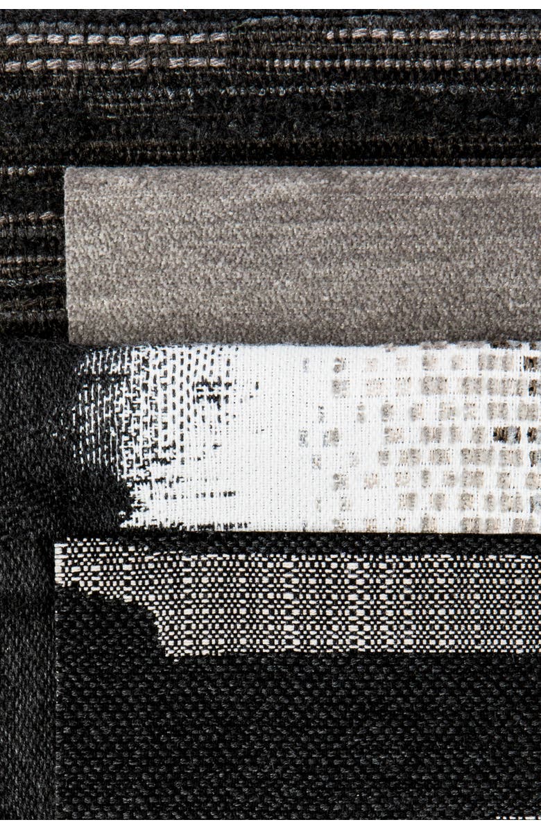 Elaine Smith Noble Indoor & Outdoor Woven Accent Pillow, Alternate, color, Charcoal