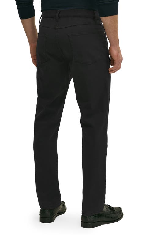 Brooks Brothers Five-pocket Straight Leg Pants In Black