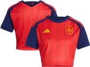 adidas Women's adidas  Red Spain National Team FIFA x World Cup 2026 Home Cropped Replica Jersey