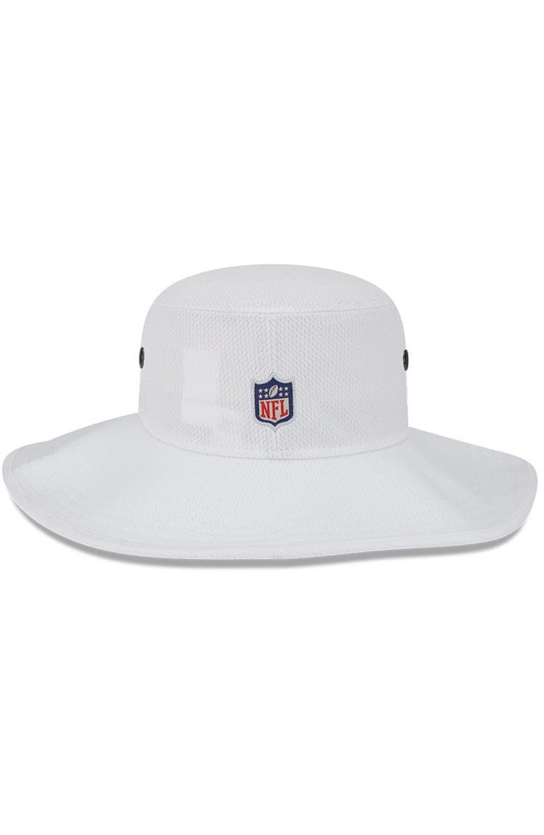 New Era Men's New Era White Minnesota Vikings 2023 NFL Training Camp Panama Bucket Hat, Alternate, color, 