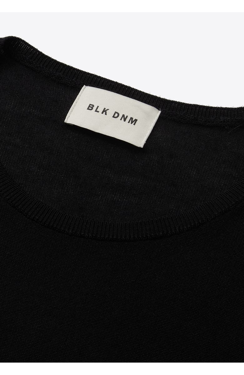 BLK DNM Wool & Silk Short Sleeve T-Shirt Sweater, Alternate, color,