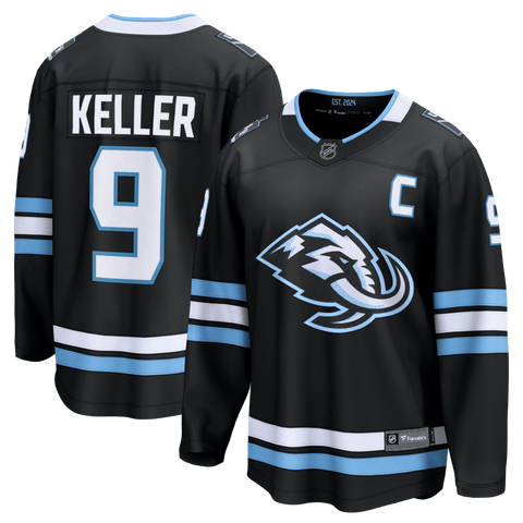 Men's Fanatics Clayton Keller Black Utah Mammoth Home Breakaway Jersey