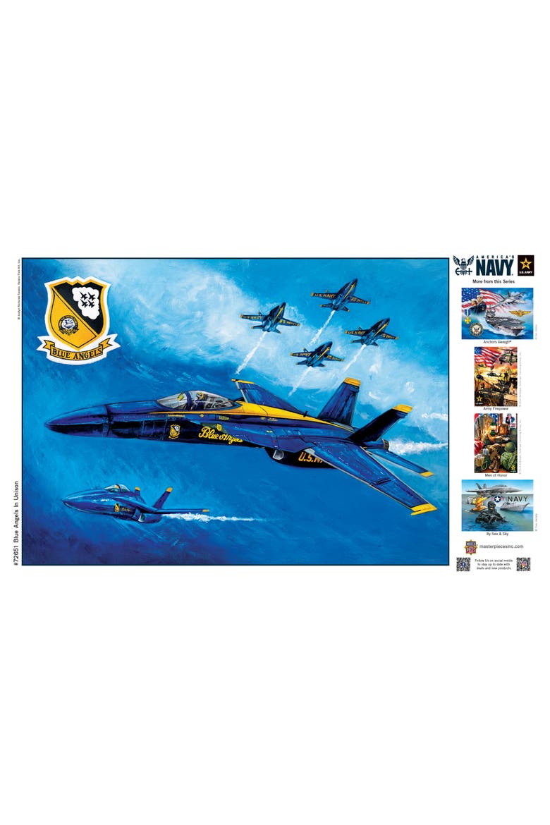 US Navy Blue Angels 1000 Piece Puzzle, Alternate, color, Multicolor