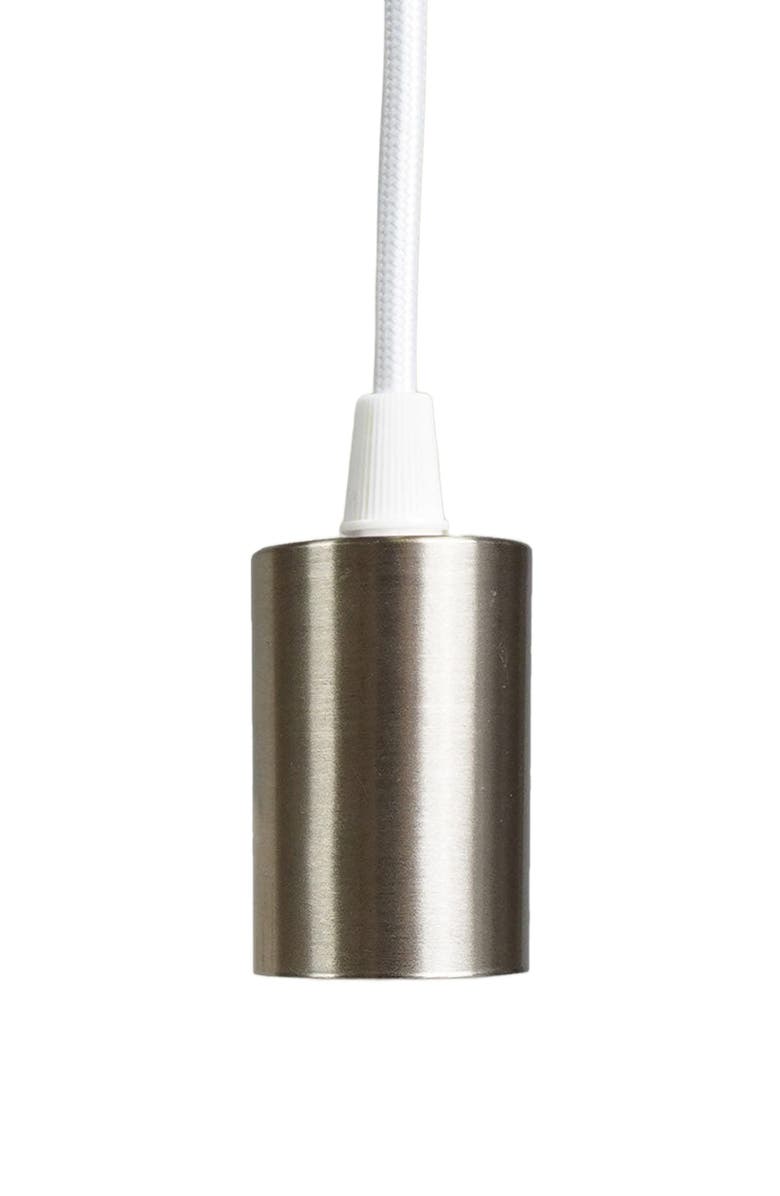 Soltech Modern Pendant Light and Socket, Alternate, color, Black/Black Metal