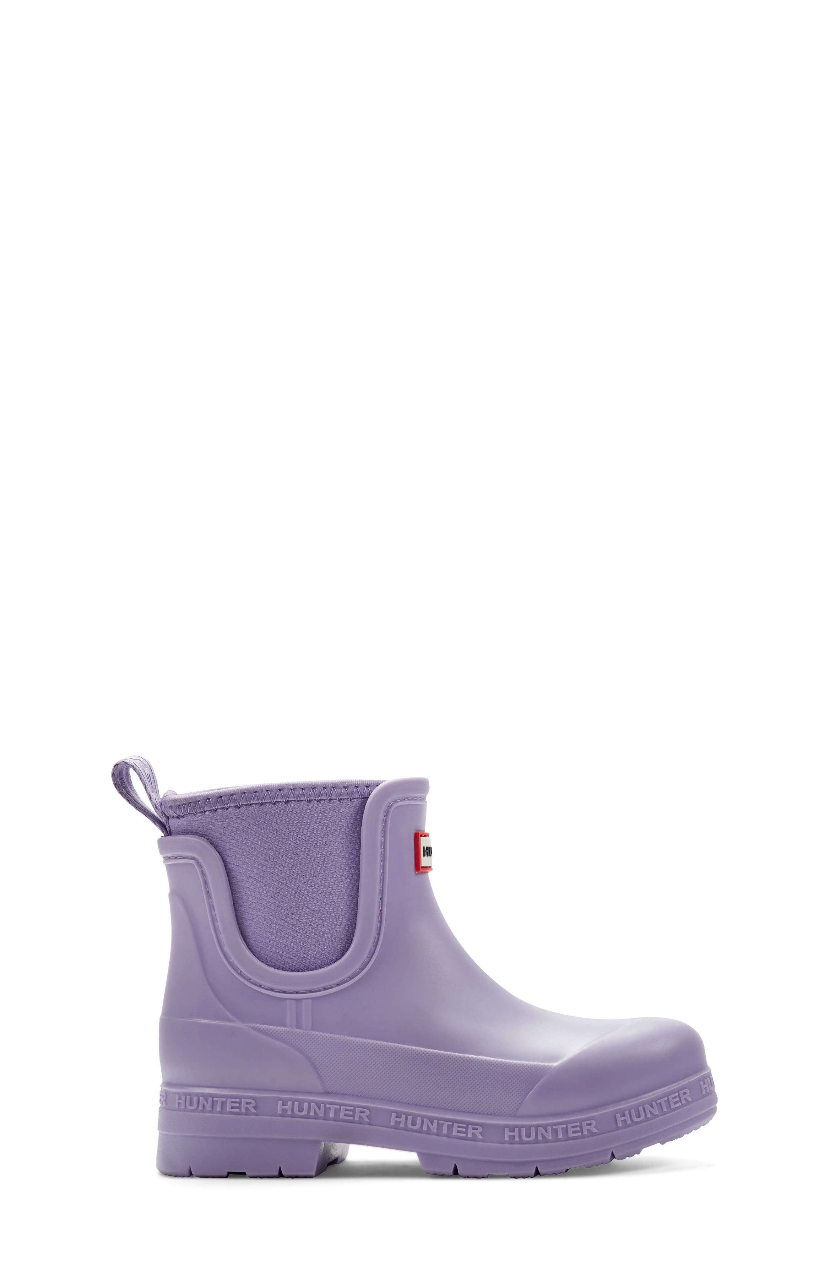 Kids' Lass Waterproof Chelsea Boot, Alternate, color, NATURAL PURPLE
