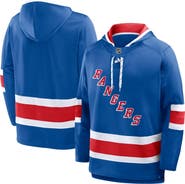 FANATICS Men's Fanatics Blue New York Rangers Prime Time Fleece Hoodie