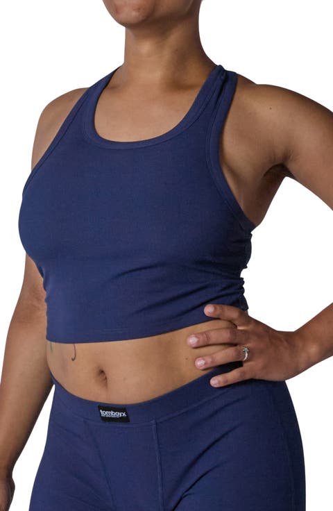 Rib Longline Sports Bra (Regular & Plus)