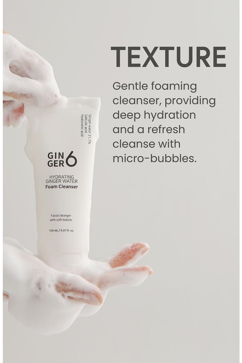 Ginger Water Foam Cleanser, Alternate, color, NO COLOR