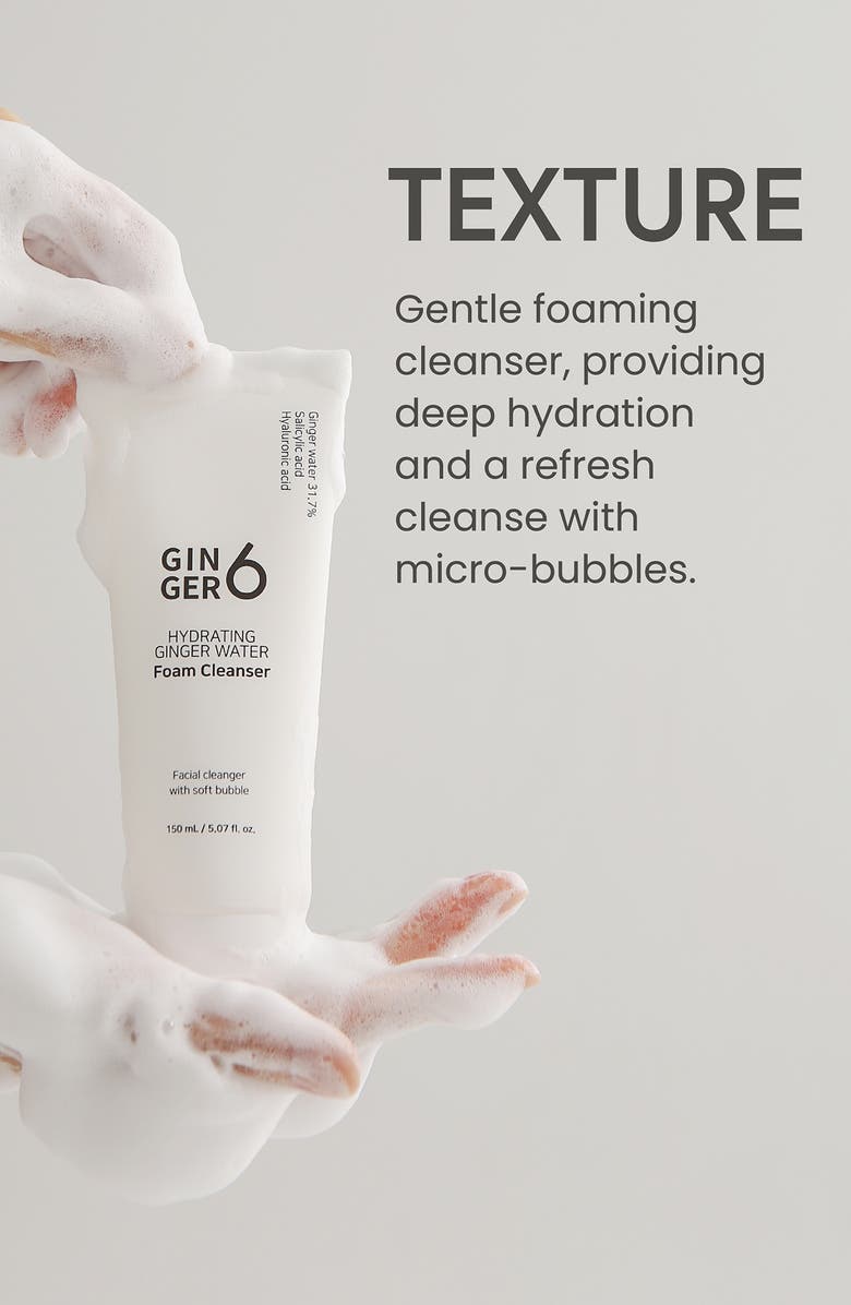 Ginger6 Ginger Water Foam Cleanser, Alternate, color, 