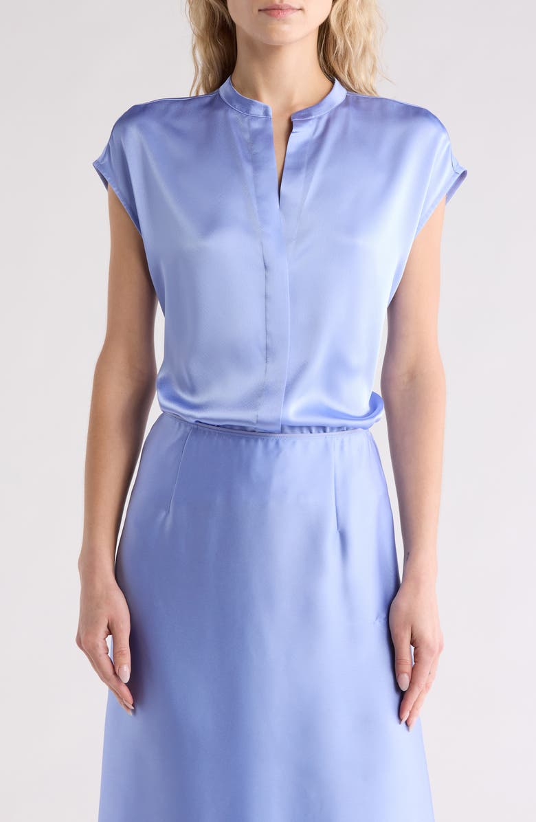 Vince Satin Shell Tank, Main, color, Lightt Aria