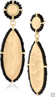 JARDIN Beaded Trim Drop Earrings (Nordstrom Exclusive)