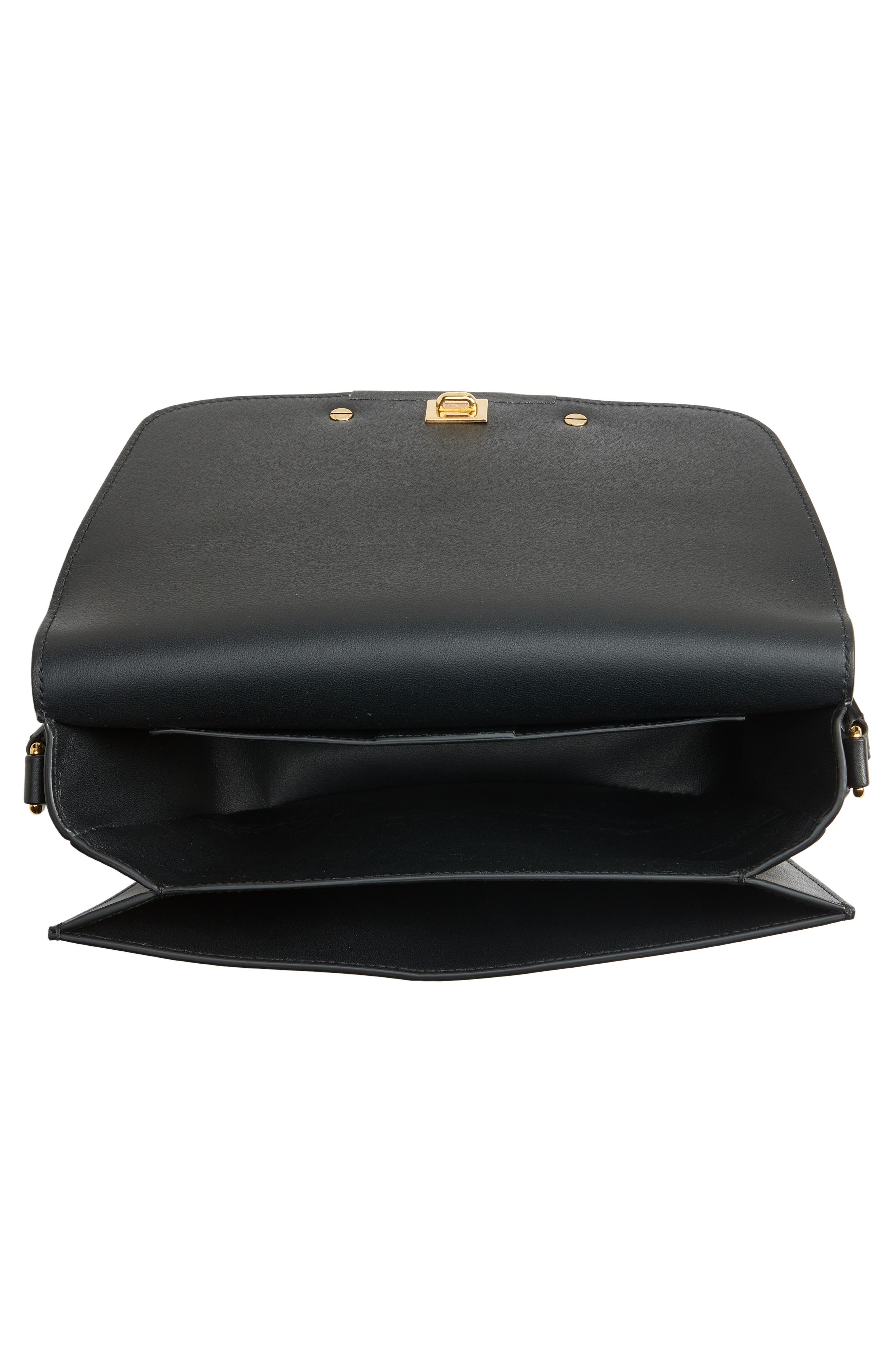 FERRAGAMO Trapezio Calfskin Crossbody Bag, Alternate, color, 