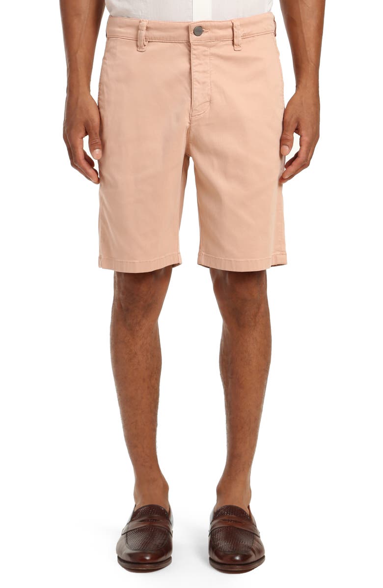34 Heritage Nevada Chino Shorts, Main, color, Rose Soft Touch
