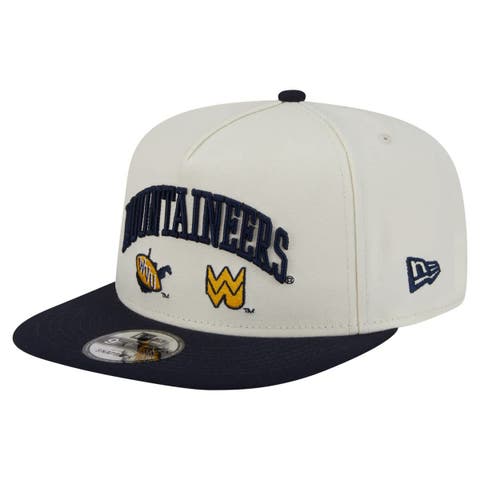 Men's New Era White West Virginia Mountaineers Collegiate 9FIFTY A-Frame Snapback Hat