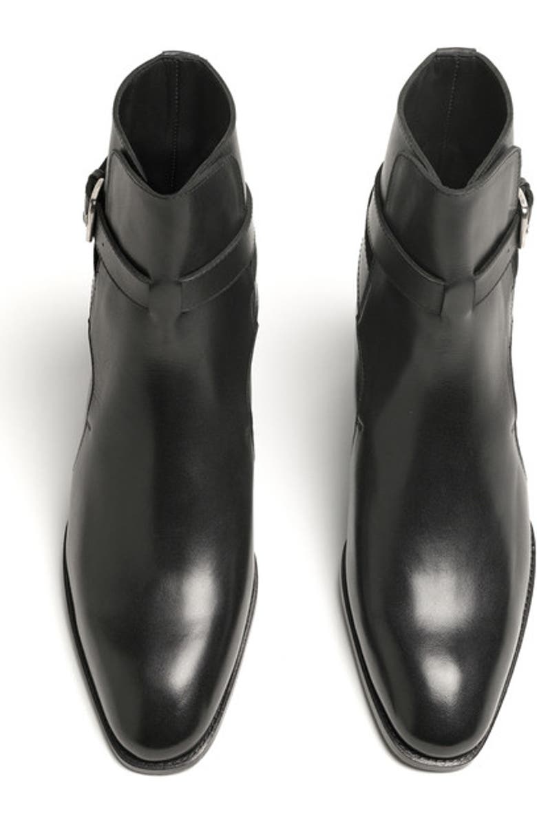 Anthony Veer Wexford Jodhpur Boot, Alternate, color, Obsidian Black Leather