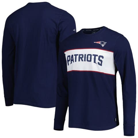 Men's Tommy Hilfiger Navy New England Patriots Peter Team Long Sleeve T-Shirt
