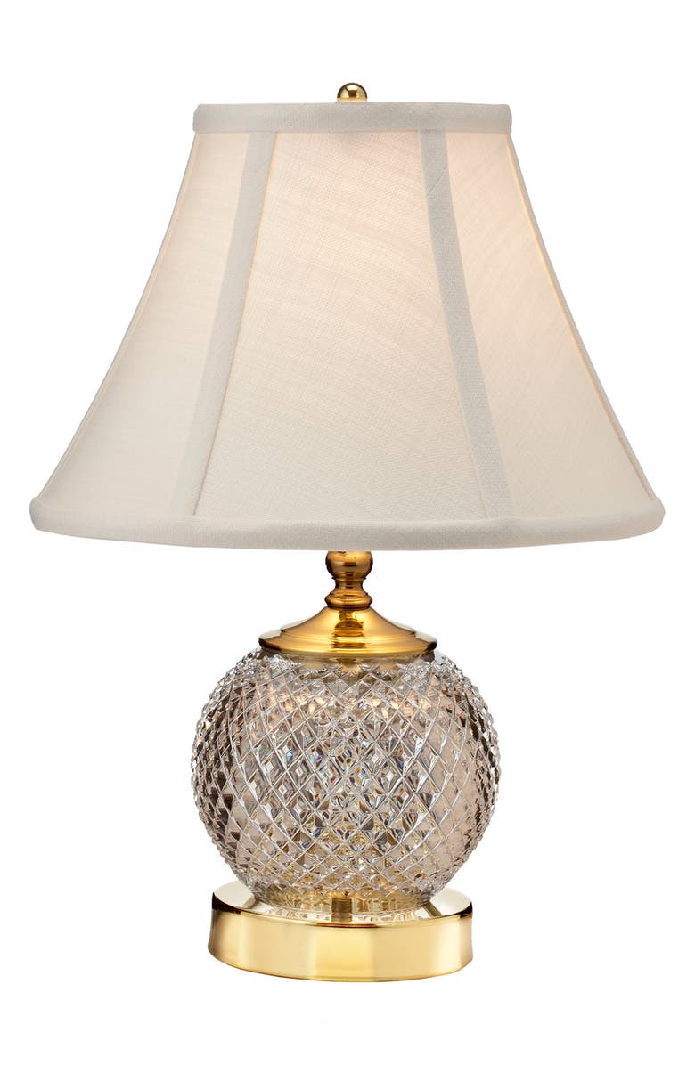 Waterford Alana Lead Crystal Mini Table Lamp, Main, color,