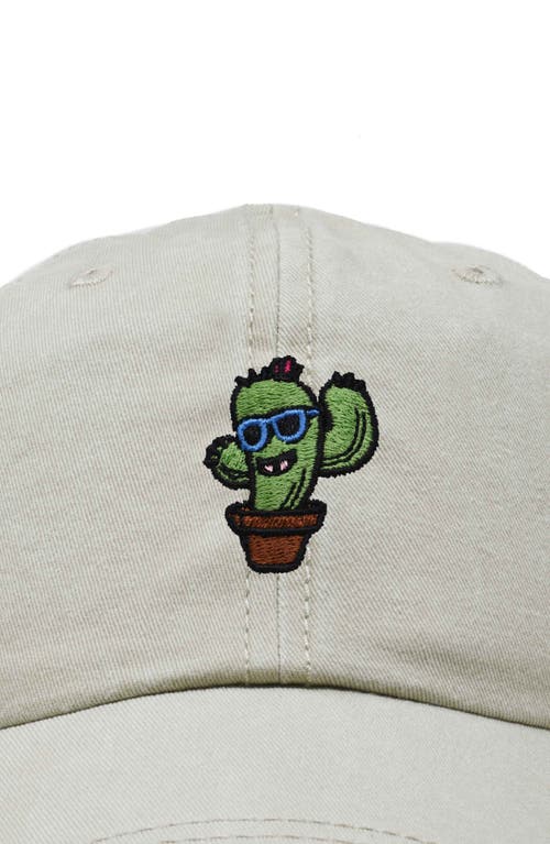 DALIX DALIX CACTUS EMBROIDERED CASUAL CAP 