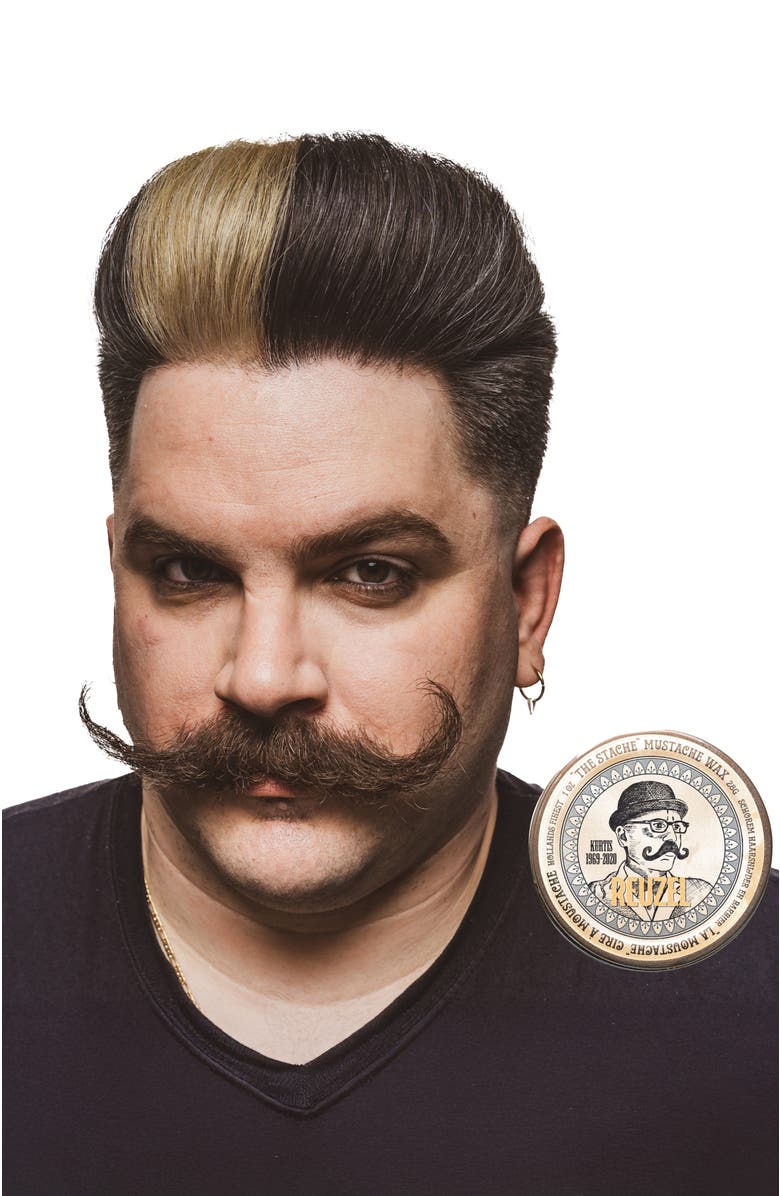 REUZEL Bourbon Sidecar Mustache Wax, Alternate, color, NO COLOR