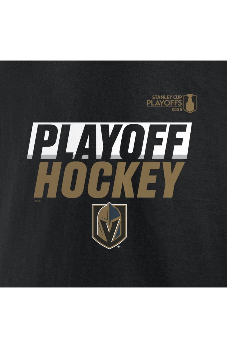 FANATICS Men's Fanatics Black Vegas Golden Knights 2025 Stanley Cup Playoffs Breakout T-Shirt, Alternate, color,