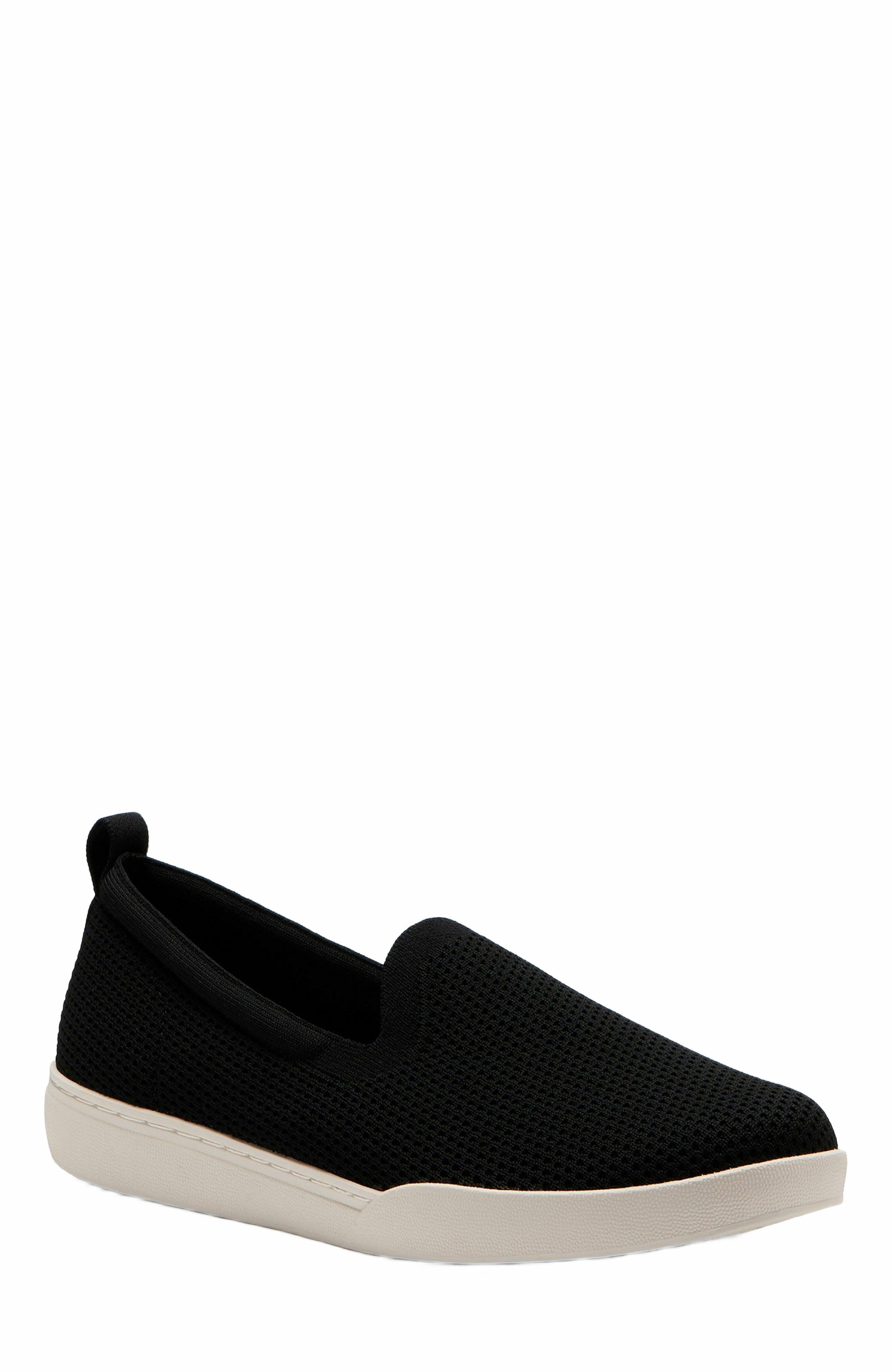 ABEO Encore Knit Slip On, Main, color, Black - Metatarsal