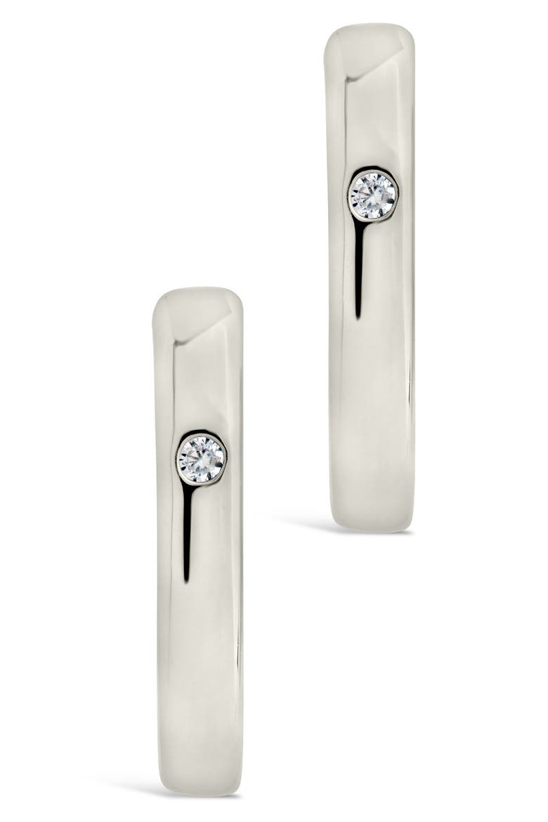 Arlet Hoop Earrings, Alternate, color, SILVER
