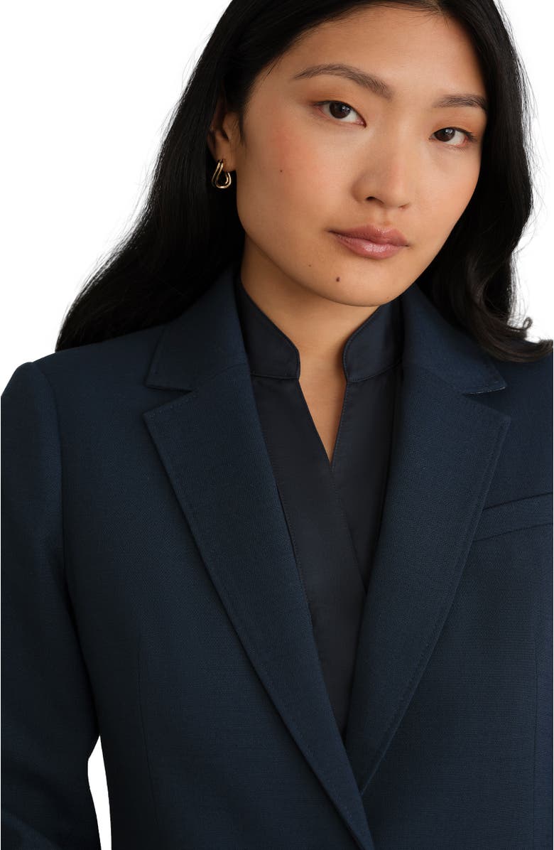 HOBBS LONDON Lauren Blazer, Alternate, color, Dark Slate Blue