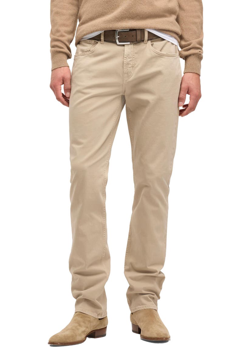 Comfort Sateen The Straight Leg Jeans, Main, color, BISCUIT