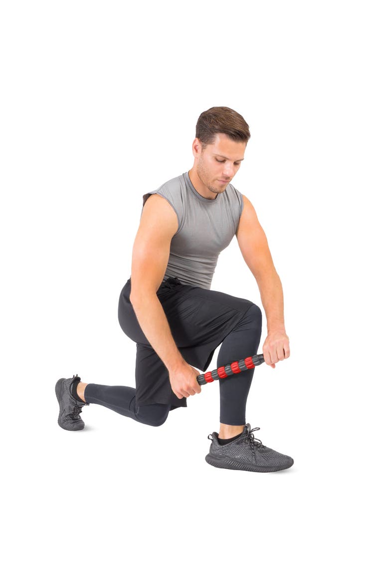 Massage Stick Roller, Alternate, color, Black/Red