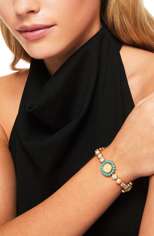 Kurt Geiger London Crystal Chain Bracelet In Multi