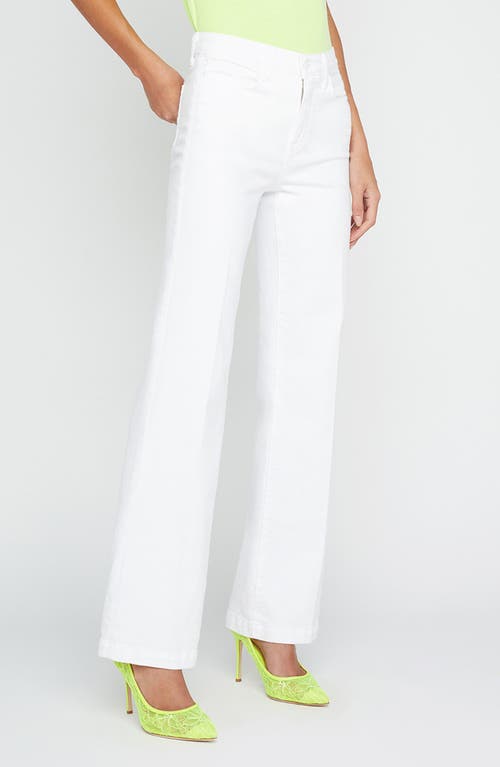 L'agence Clayton Wide-leg Pant In Blanc