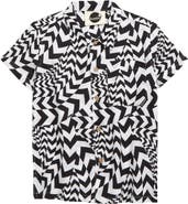 Boardies Kids' Hypnotic Print Button-Up Shirt