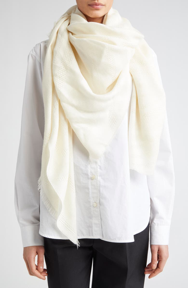 Max Mara Pirania Alpaca & Silk Scarf, Alternate, color, 