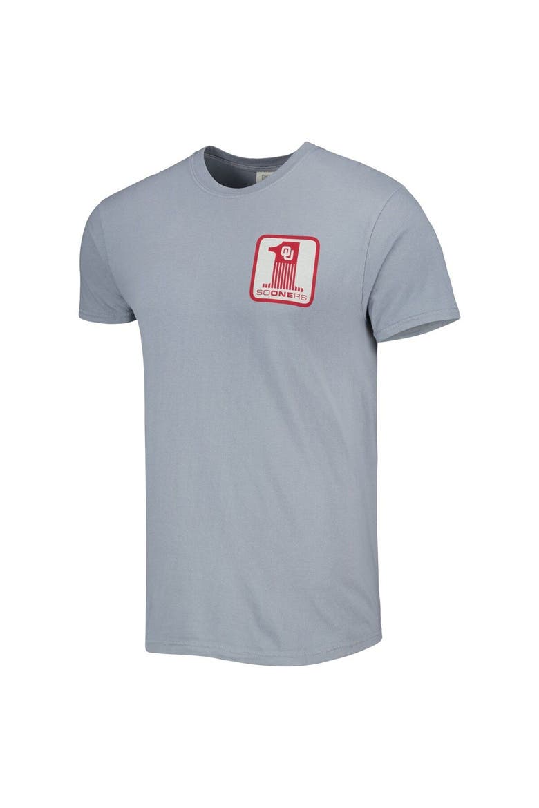 Men's Graphite Oklahoma Sooners Vault State Comfort T-Shirt, Alternate, color, Graphite