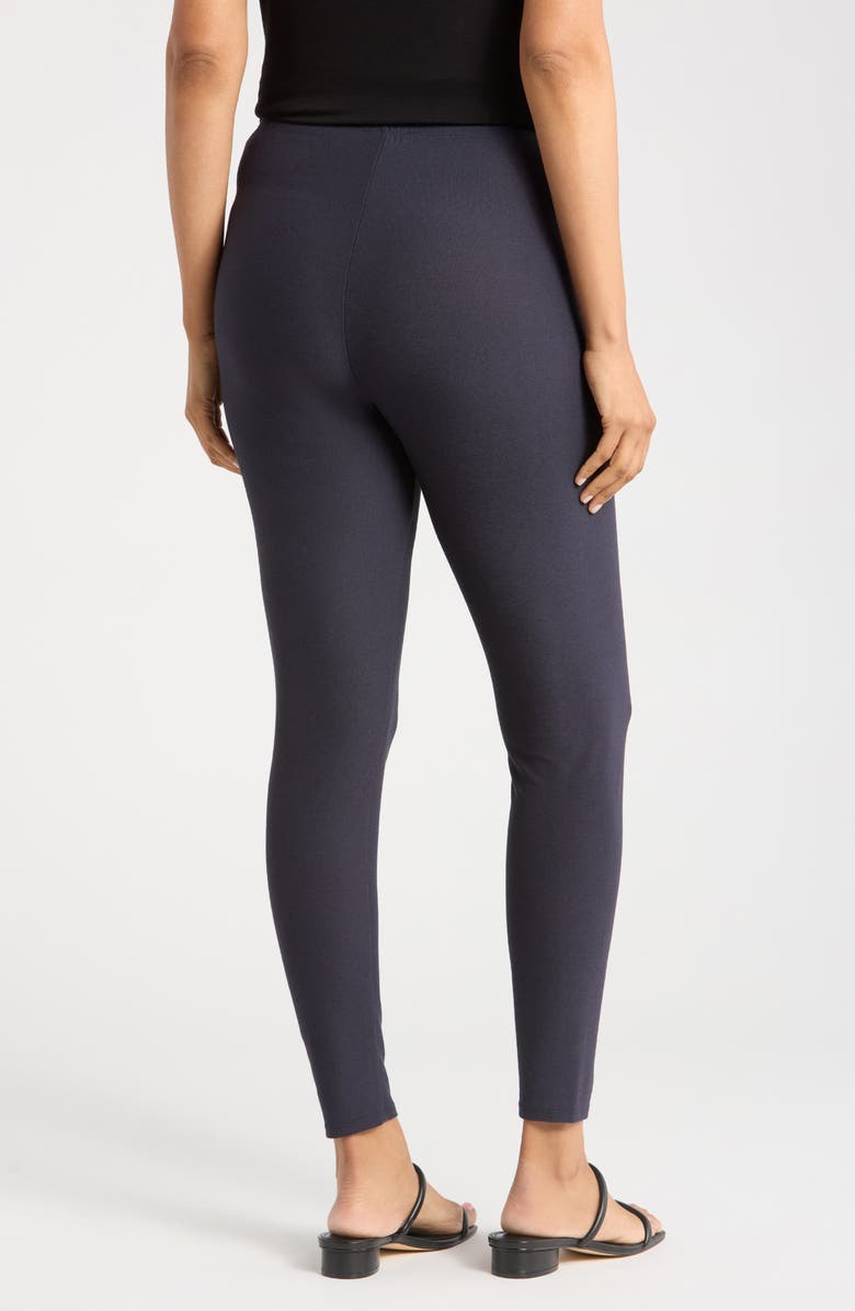 Eileen Fisher Ankle Leggings, Alternate, color, Nocturne