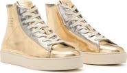 AllSaints Tana Metallic High Top Sneaker