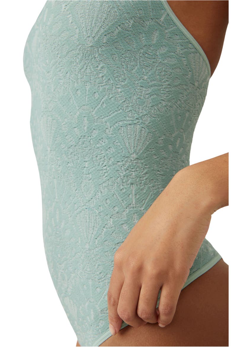 With Love Halter Bodysuit, Alternate, color, BLUE SURF