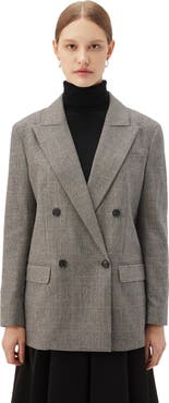 GOBI Mongolian Cashmere Double-Breasted Cashmere Blazer