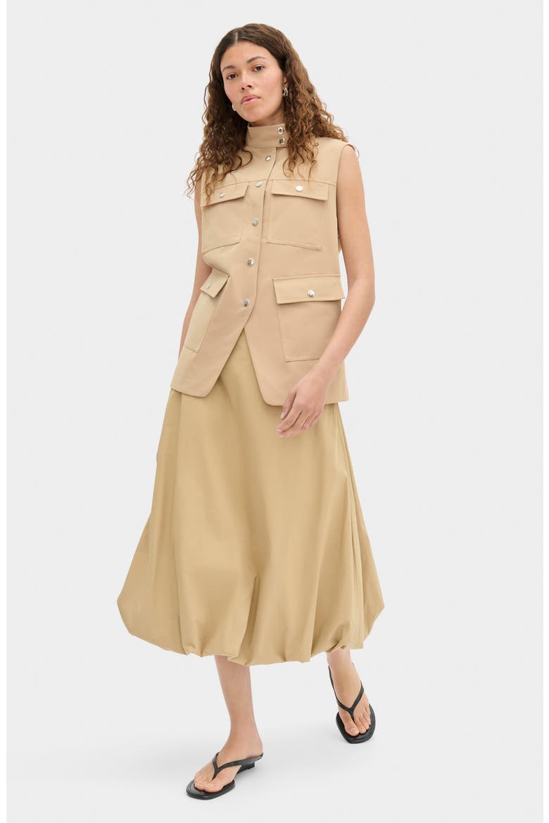 Winnie Gilet, Alternate, color, CAMEL