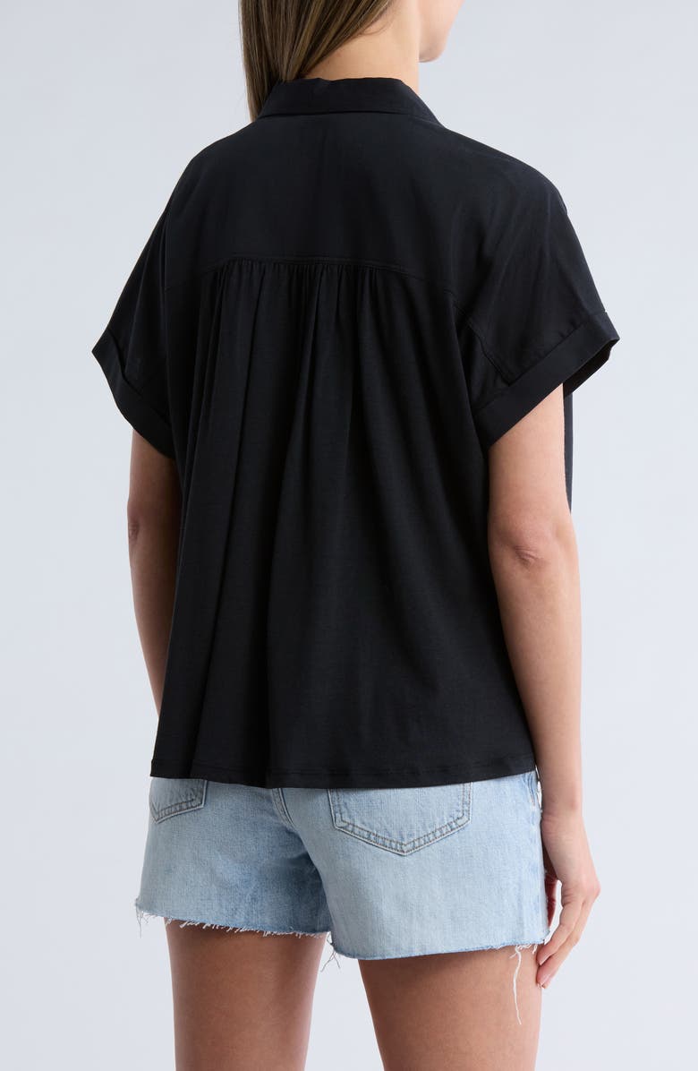 Splendid Padua Short Sleeve Button-Up Shirt, Alternate, color, 